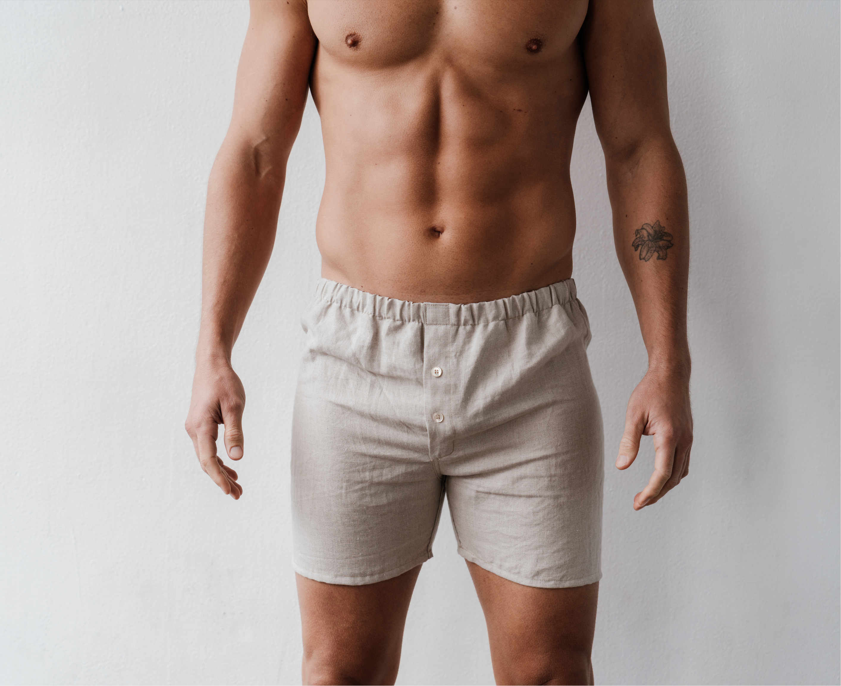 Organic Linen Boxer Shorts