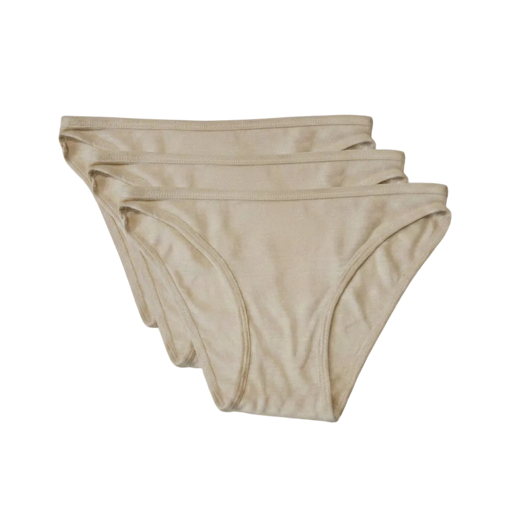 Organic Linen Bikini: 3-Pack