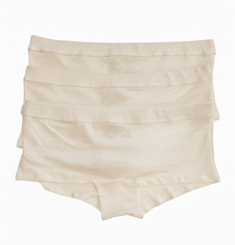 Organic Linen Boyshort: 3-Pack