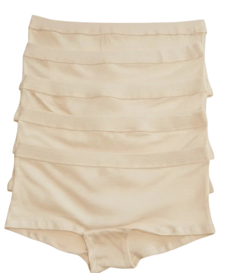 Organic Linen Boyshort: 5-Pack