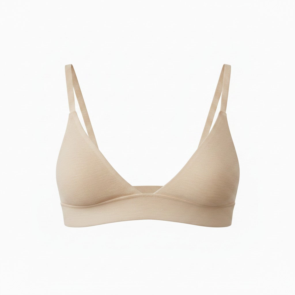 Organic Linen Triangle Bralette